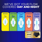 Always Maxi Overnight Pads Size 5 Unscented 52 Count