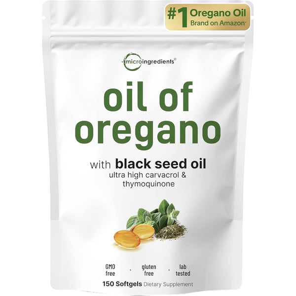 Micro Ingredients Oregano Oil Softgels 150 Count